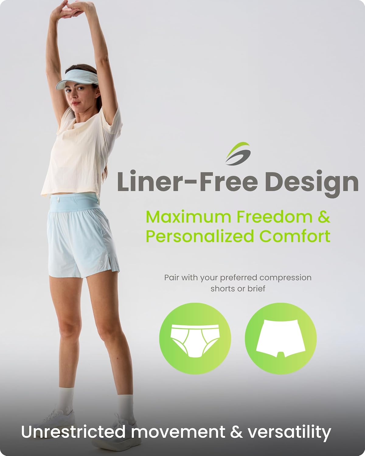 FlipBelt Women's Air Running Shorts