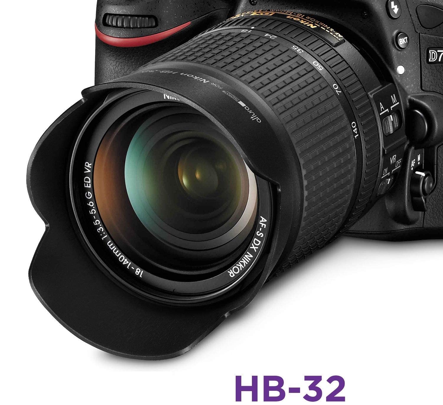 Nikon DX SWED IF／HB-32セット Buy Schsteindar® Combo HB-32 Lens Hood + 67MM Lens Cap Compatible