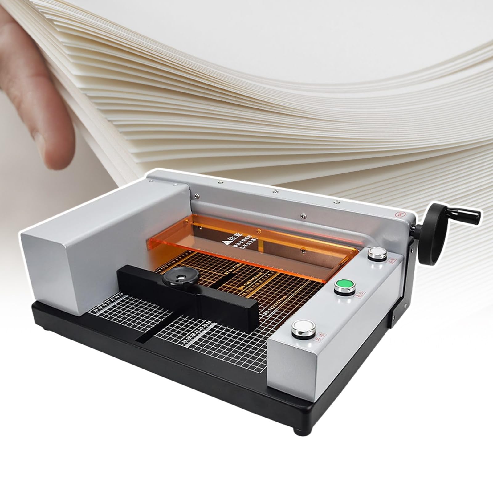 Taglierina Per Carta Da Tavolo Completamente Automatica, Taglierina Elettrica Per Cartoncino Spesso, Taglierina Per Carta Pesante A4 Con Protezione Di Sicurezza,220V