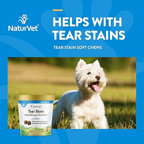 Miniatura 4 de NaturVet – Tear Stain Plus Lutein – Eliminates Unsightly Tear Stains – Enhanced with Cranberry Extract, Marshmallow Root & Oregon Grape Root – for