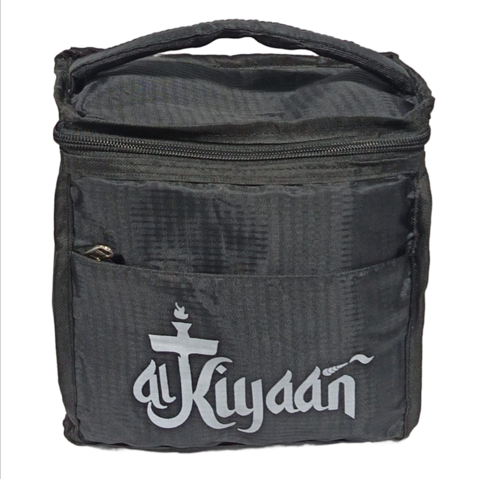 Al Kiyaan Premium Hookah Carry Bag Padded Storage Case for Complete Hookah Set With Durable Zippered Travel Bag (BLACK) 1