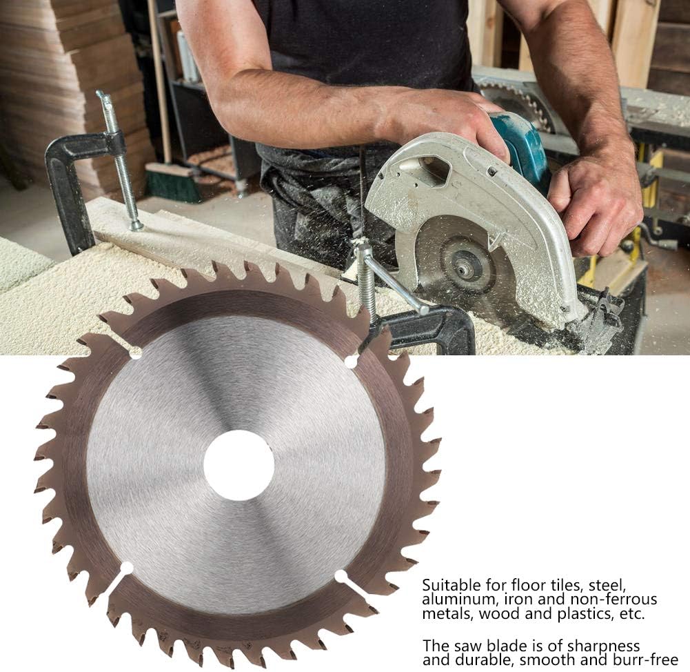 Tyenaza Circular Saw Disc Set, 80 Tooth HSS Saw Discs Wheel Cutting Blades Cemented Carbide Angle Grinder Power Tools Accessories for Cutting Wood Plastic Metal