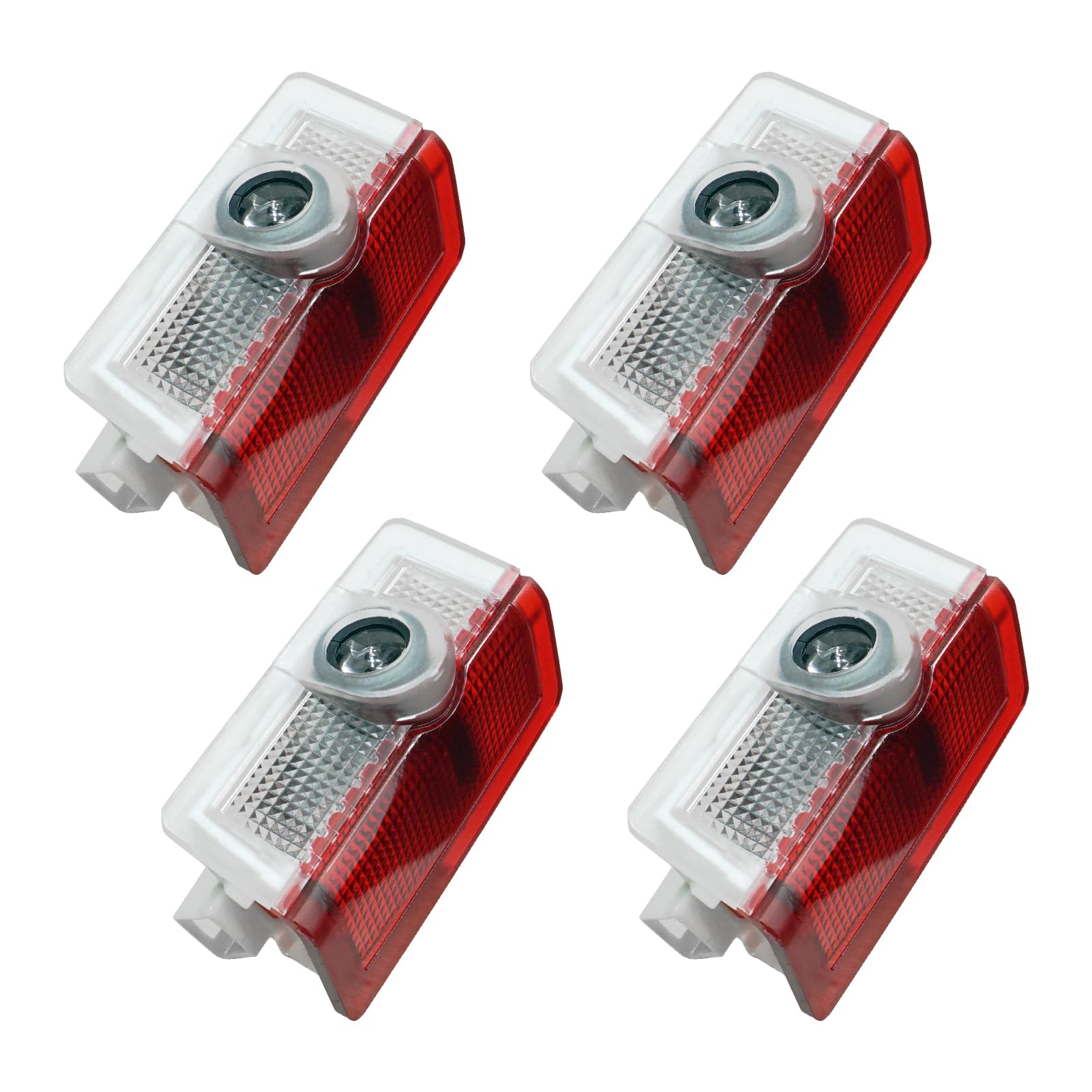 Lot de 4 éclairages de porte de voiture avec logo - Projecteur LED - Pour A B C E M G AMG er W166 W176 W177 W205 W212 W213 W218