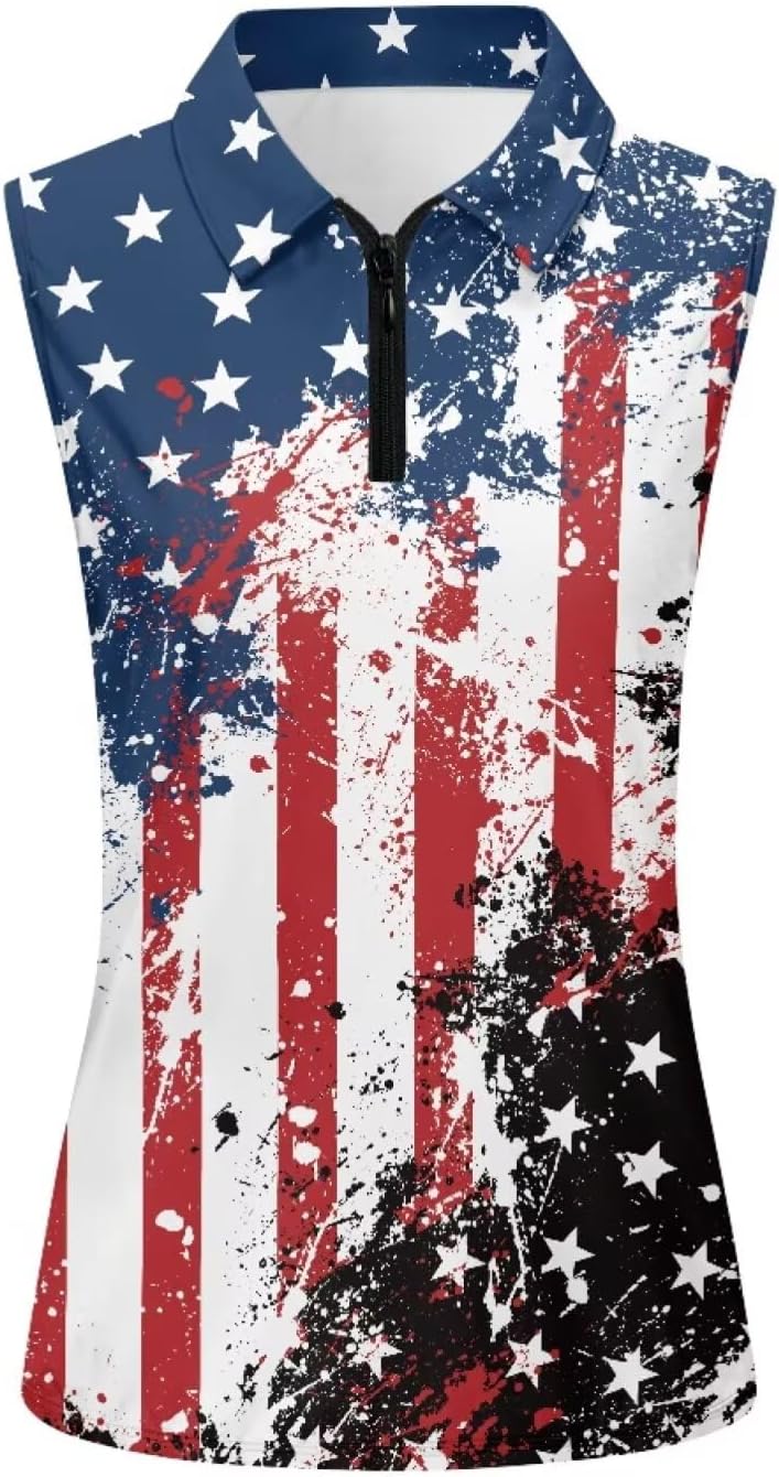Womens Golf Accessories,Size XS-2XL Pattern Activewear Clothing for Tops Workout Tank Tops Athletic Shirt