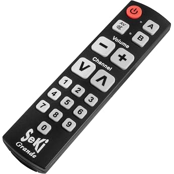 Seki Universal Remote Control with Learning Function Black German Import