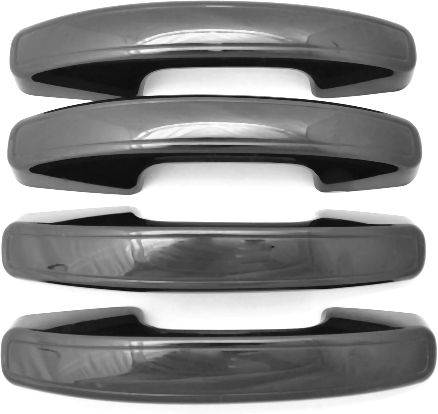 Trim Illusion Snap On Gloss Black Car Door Handle Cover Trim Compatible with Lincoln Navigator 2018-2024 Works Over Keyless Sensors, DH6303BLK