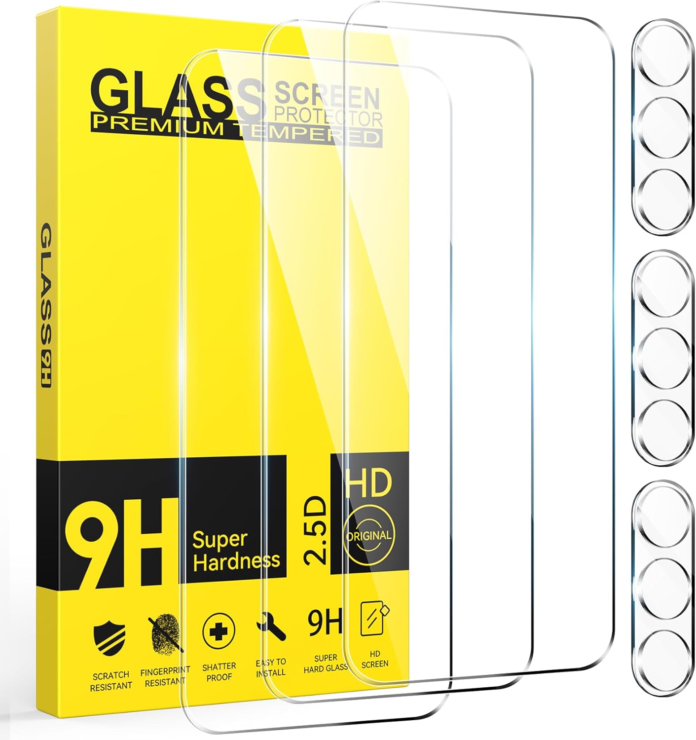 Pellicola Protettiva Vetro Temperato Per Suunto Race - 3 Pezzi, Durezza 9H, Anti-Graffio E Impronte - Foto 3