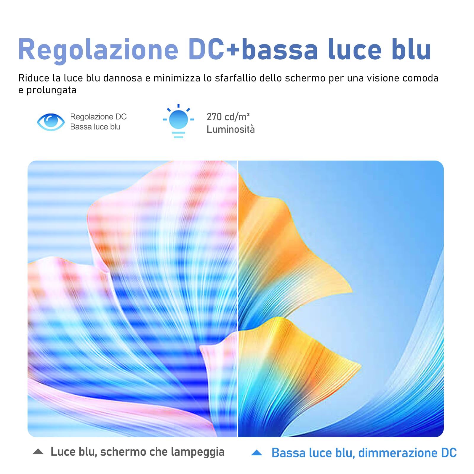 Gawfolk Monitor per computer IPS da 27 pollici 2K QHD (2560×1440), schermo per PC gaming 75Hz, 1ms, Adaptive Sync, 100% sRGB, 1,07 miliardi di colori, Altoparlante integrato,DisplayPort, HDMI, Nero