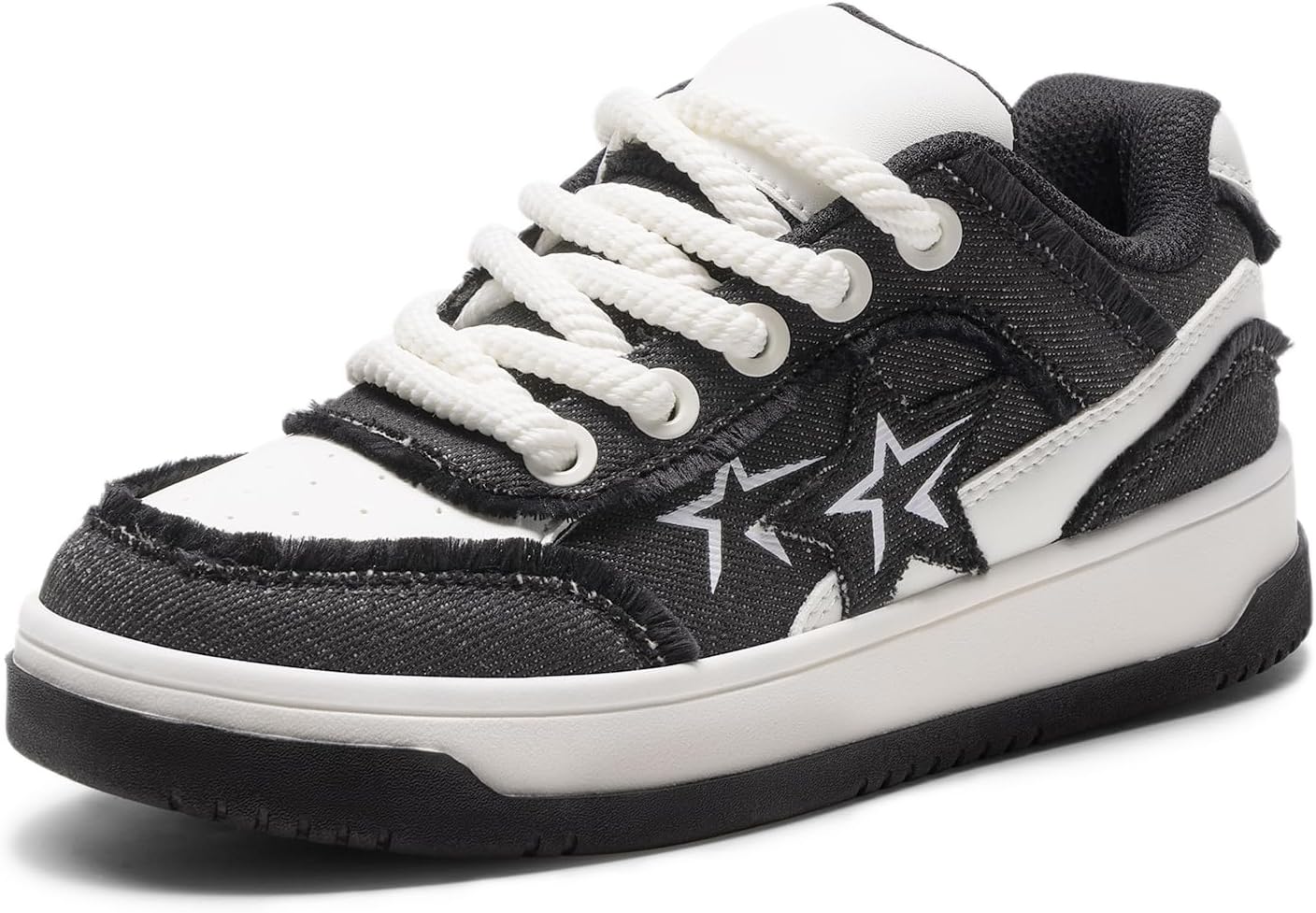 DREAM PAIRS Women’s Sneakers Walking Lace-Up Comfortable Casual Rube Flat Low-Top Fashion Sneakers Shoes.