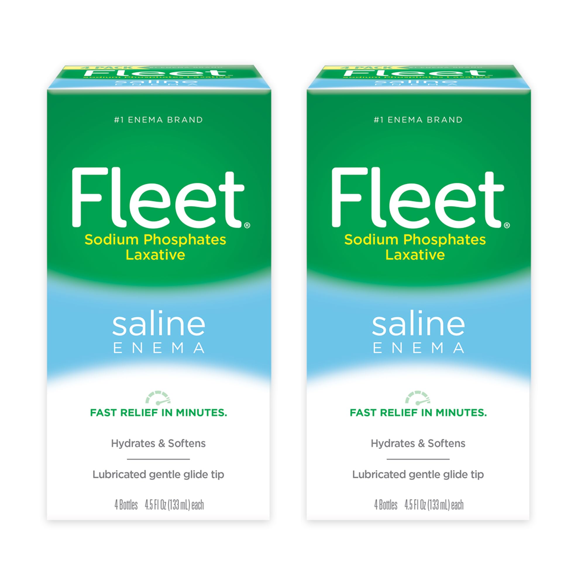 Fleet Enema Saline, Laxative for Constipation Relief, 4 Bottles, 4.5oz each — Amazon image 12