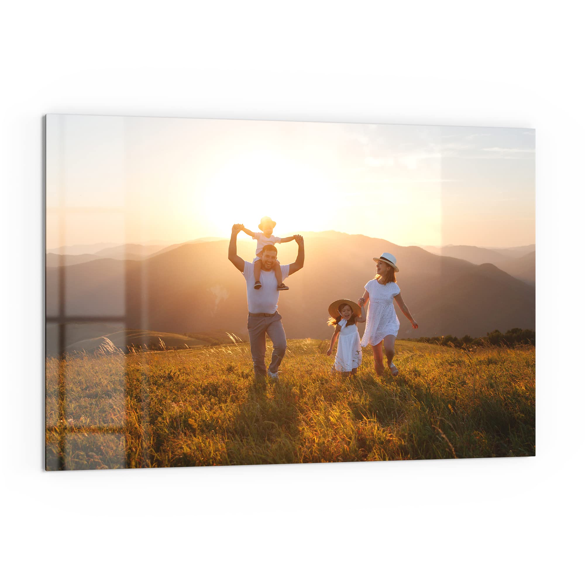 DEQORI Pannello Paraspruzzi In Vetro Personalizzato Con Foto - 80x40 Cm - Protettivo Per Cucina O Bagno - Vetro Di Sicurezza 4 Mm - Montaggio Senza Fori