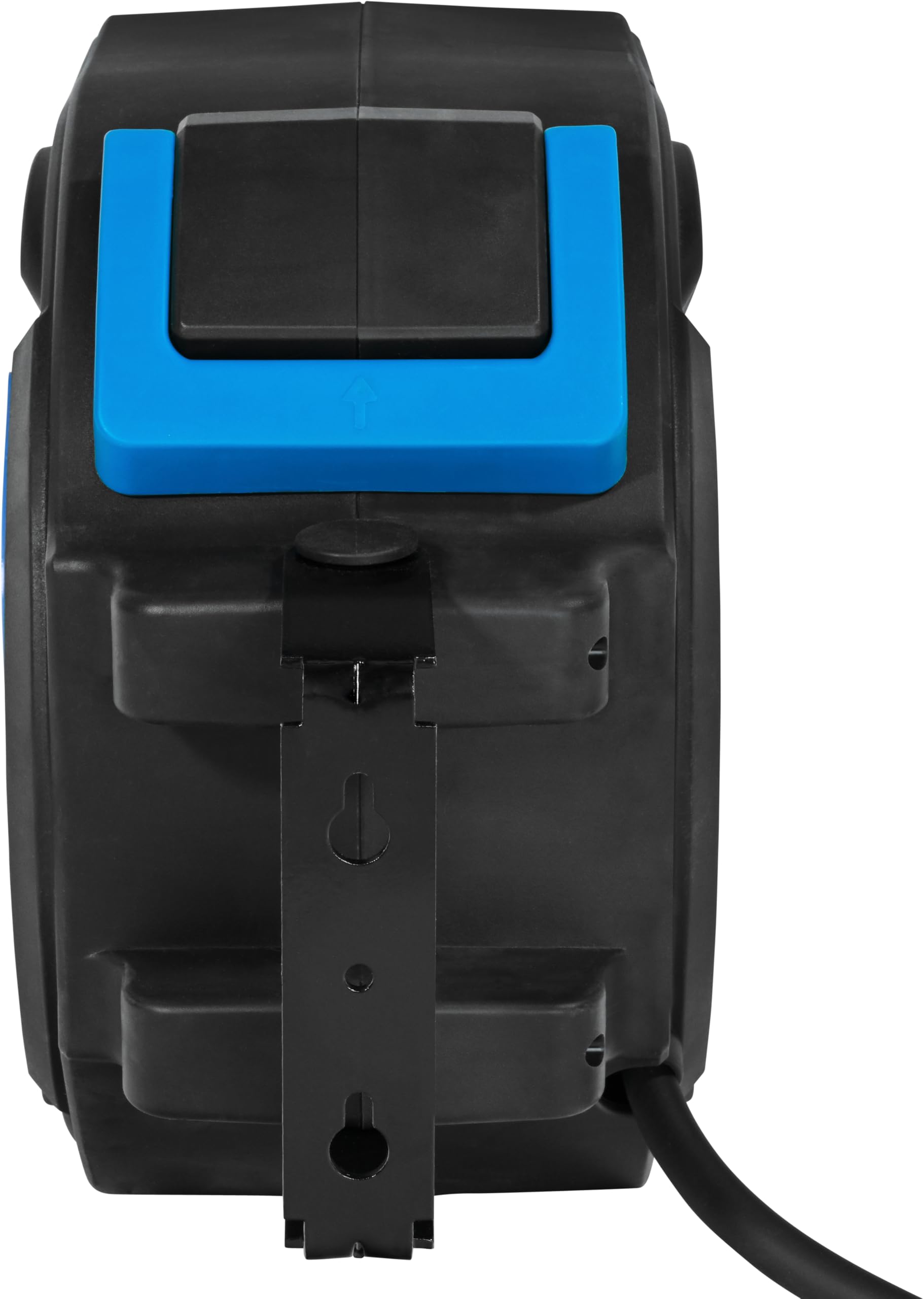 Güde Automatikschlauchtrommel 15 m (12 bar, 180° schwenkbar, Druckluftschlauch Ø 16/9 mm hochflexibel, abriebfest, überfahrbar, chemikalien- und temperaturbeständig, Automatikeinzug, Wandhalterung)