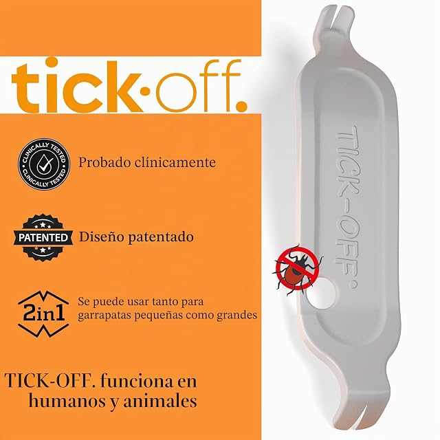 Foto 3 de 8 de tick-off Alicates patentados para garrapatas Humanos