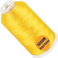 Vista 153 de New brothread - Bobina única de 5000 m de hilo de poliéster para máquina de bordar 40WT para máquinas comerciales y domésticas - Marigold