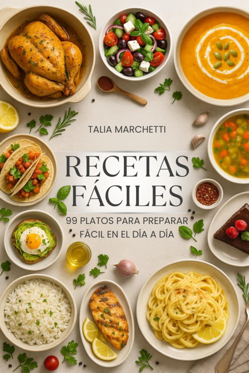 Recetas Fáciles: 99 Platos para preparar fácil en el día a día