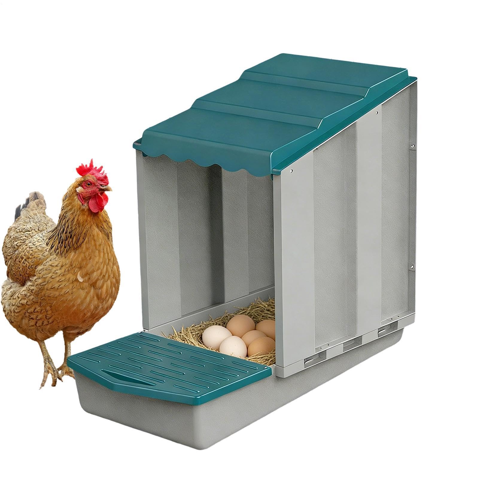 Nidi per Galline Impermeabile per Chioccia | a Scomparsa per Galline Ovaiole per Allevatori, Agricoltori, Amanti degli Animali, Cortile, Fattoria, Giardino, Pollaio
