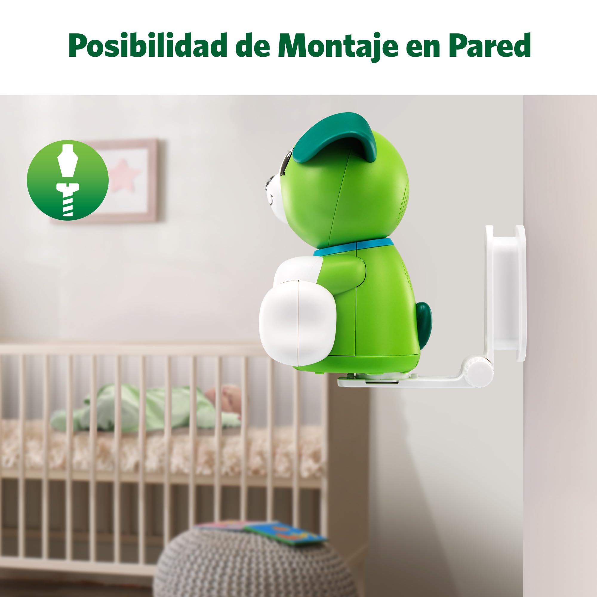 LeapFrog LF2911 Scout Connected Baby Monitor, WI-FI, FHD 1080p, Free App Remote Access, Rotate-Tilt-Zoom, 2-Way Audio, Colour Night Light, Infrared, Melodies, Sound/Motion Alerts