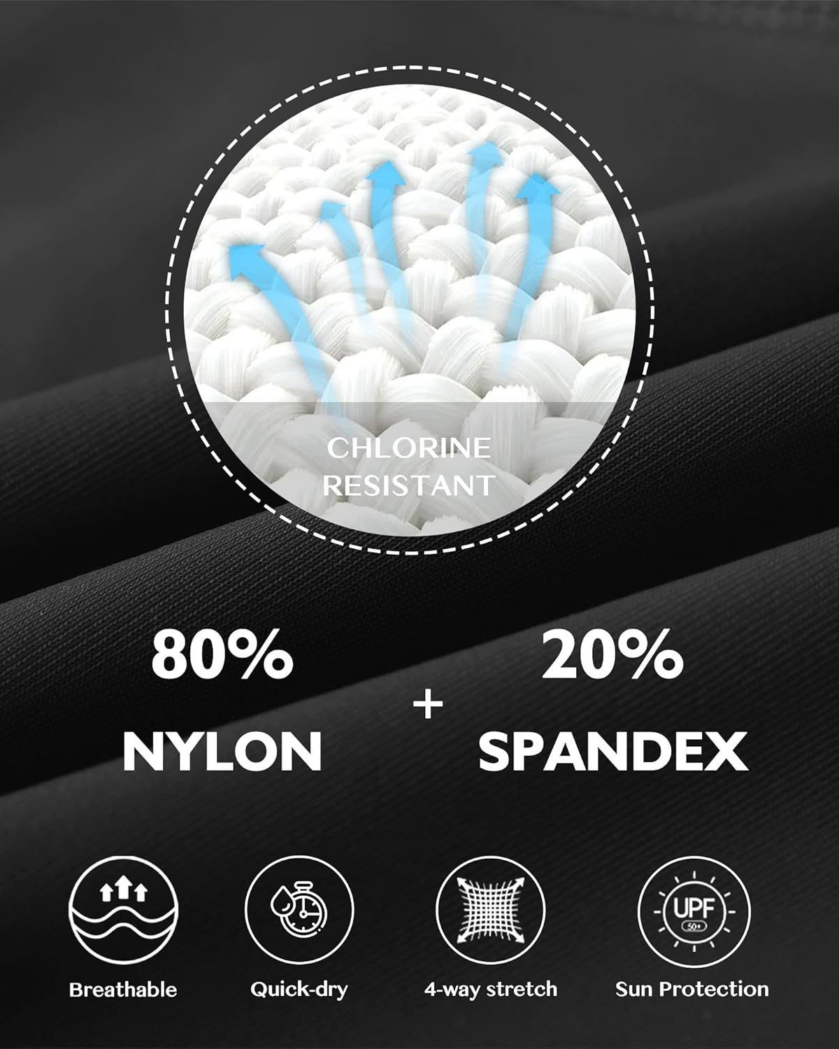 Blueleaf Boys' Swim Jammers Youth Competitive Swim Racing Team Swimsuits Athletic Quick Dry Swimming Shorts UPF 50+ - Image 5