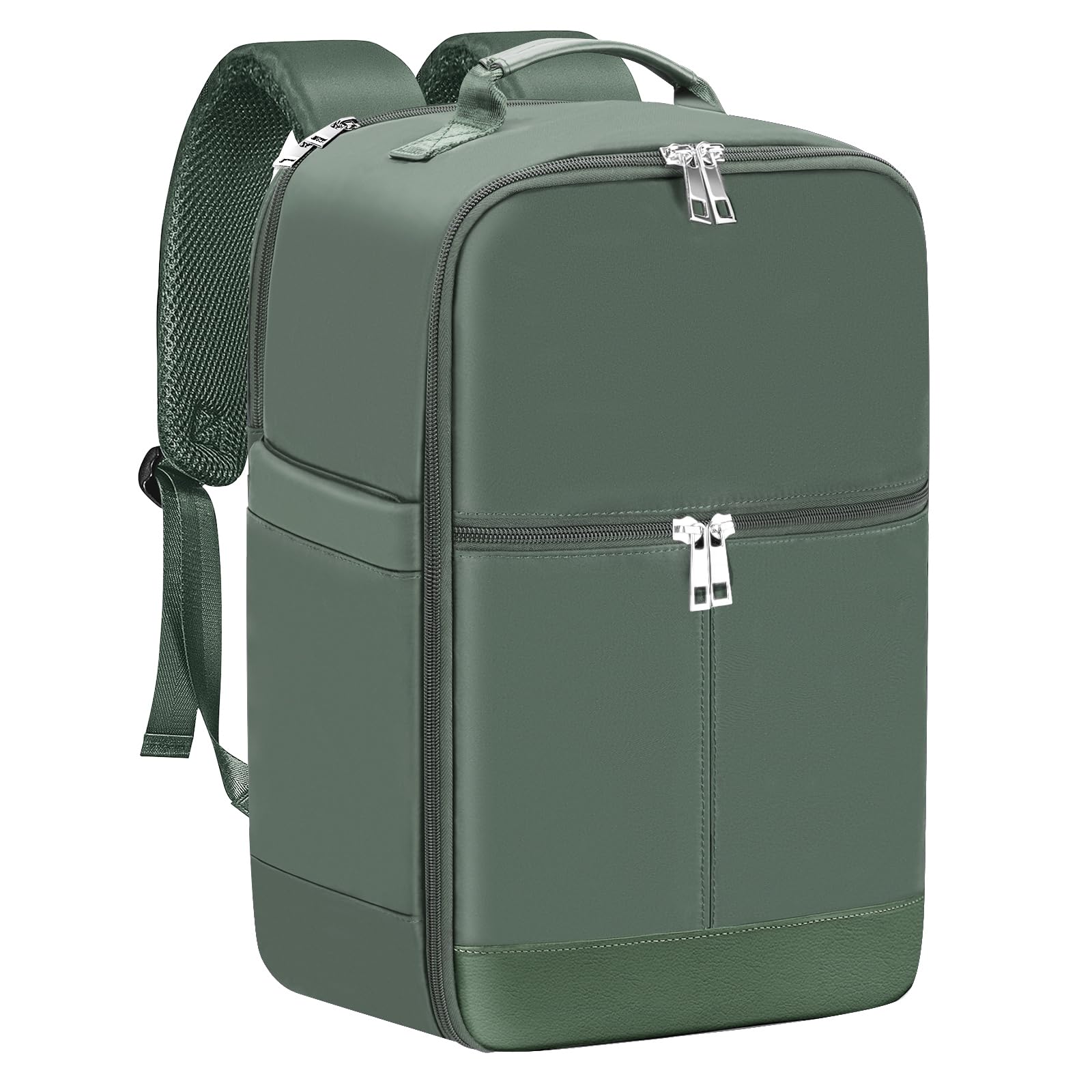 OTAHGK Borse da Cabina 40x20x25 per Ryanair Zaino da Viaggio Sotto il Sedile, Bagaglio a Mano Zaino da Cabina 20L, Zaino per Computer Portatile Piccola Borsa da Viaggio Zaino Travel Viaggio-Verde
