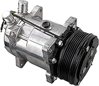 Vista 2 de Compresor universal de aire acondicionado 6PK embrague Sanden 508 5H14 R134A correa serpentina 12V