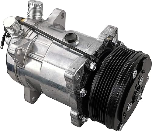 Miniatura 2 de Compresor universal de aire acondicionado 6PK embrague Sanden 508 5H14 R134A correa serpentina 12V