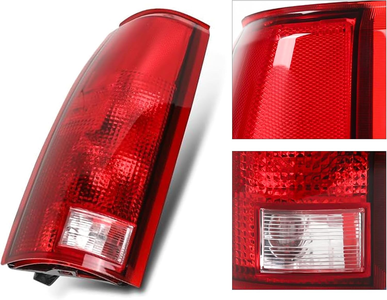Tail Lights Rear Lamp Assembly Compatible with 1988-1999 Chevy Silverado/GMC Sierra C/K 1500 2500 3500, Fit For Suburban Tahoe Blazer Yukon Cadillac Escalade Brake Lamp Replace GM2800104, GM2801104