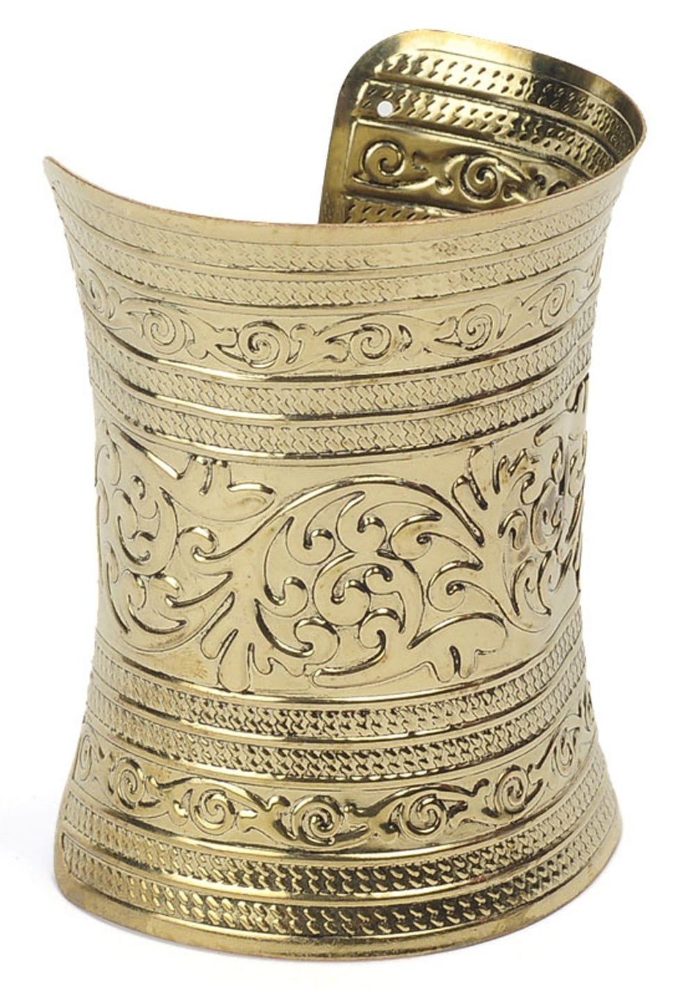 Shining Diva FashionCarved Metal Stylish Cuff Bracelet for Girls and Women (rrr4692b)