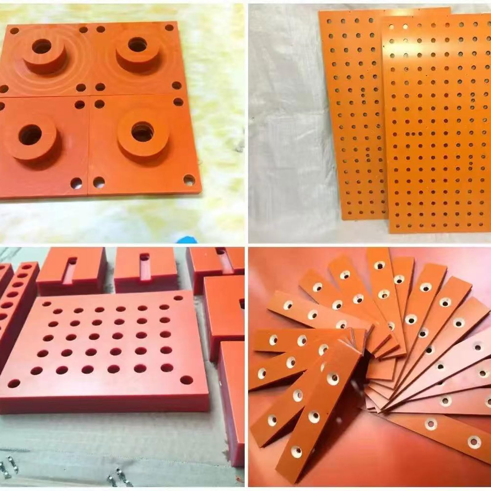 Placa Laminada Fenólica para Uso Industrial – Resistente al Fuego, Impermeable y Duradera, Paneles Eléctricos, Maquinaria y Talleres,500mm * 500mm * 10mm