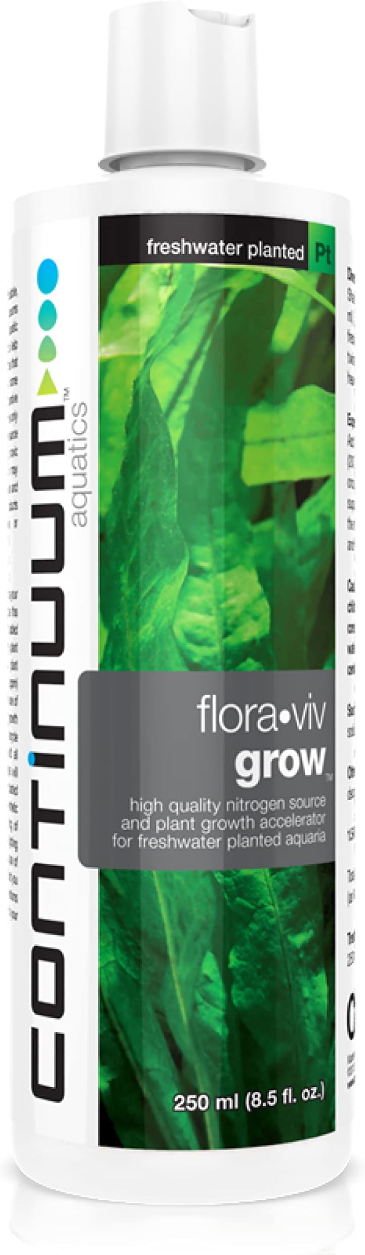 Flora Viv Grow – Nitrogen Source and Plant Growth Accelerator for Freshwater Planted Aquariums, 250-ml
