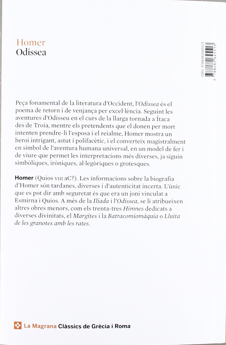 Odissea (Clàssics de Grècia i Roma)