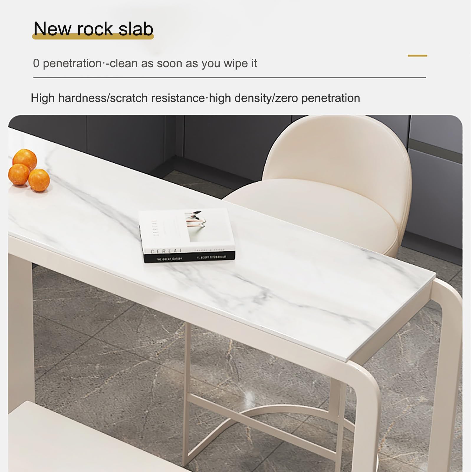 Mesa alta de estilo industrial, mesas de bar con estructura metálica resistente, mesas altas rectangulares para cocina y comedor, para comedor, cocina y sala de estar (negra, 140 cm/55 pulgadas).