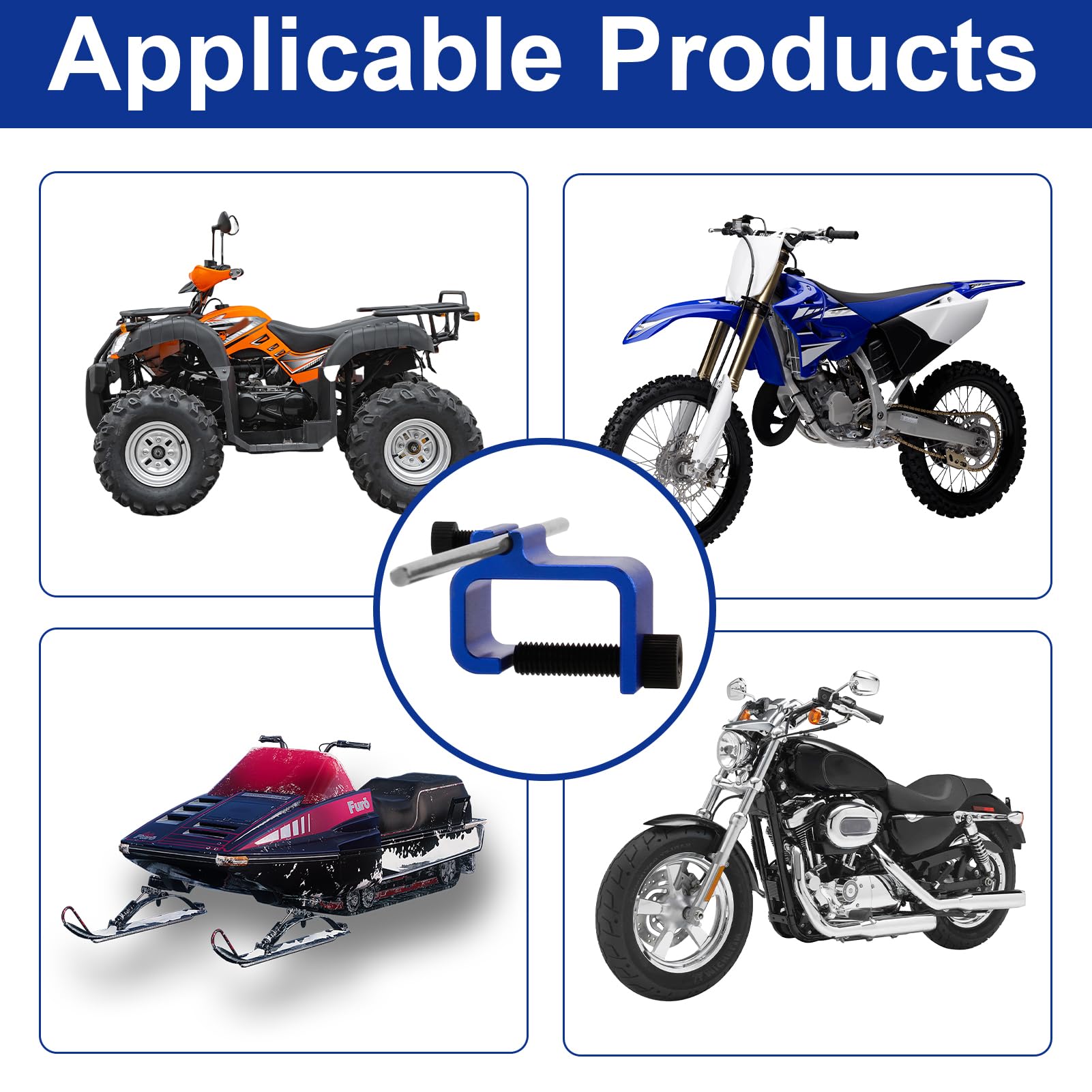 Outil d'alignement de moto en alliage d'aluminium, outil de réglage de chaîne de moto, outil d'alignement des roues pour moto, vélo, VTT