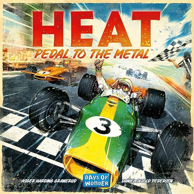Image of Heat: Pedal to the Metal Board Game | Intense Car Racing and Strategy Game for 1-4 Players, Ages 10+ | Fun Family Game with 60 Minute Playtime
