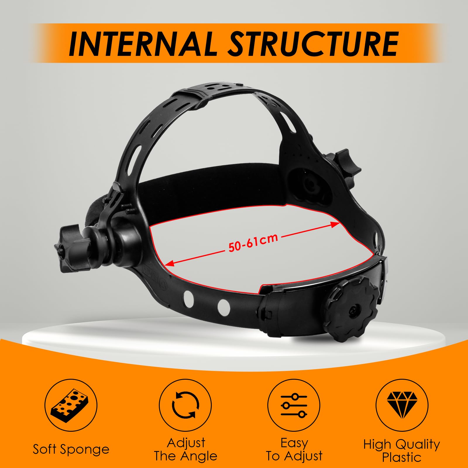 Casco Da Saldatura Auto-oscurante Ad Energia Solare - GLPOLY - Foto 6