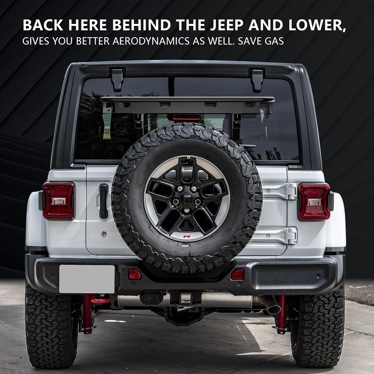 for Wrangler JL Spare Tire Cargo Rack Rear Luggage Basket on OE Tailgate Compatible with 2018 2019 2020 2021 2022 2023 2024 2025 2026 Jeep Wrangler JL & JLU 2/4 Doors, Cargo Storage Carrier