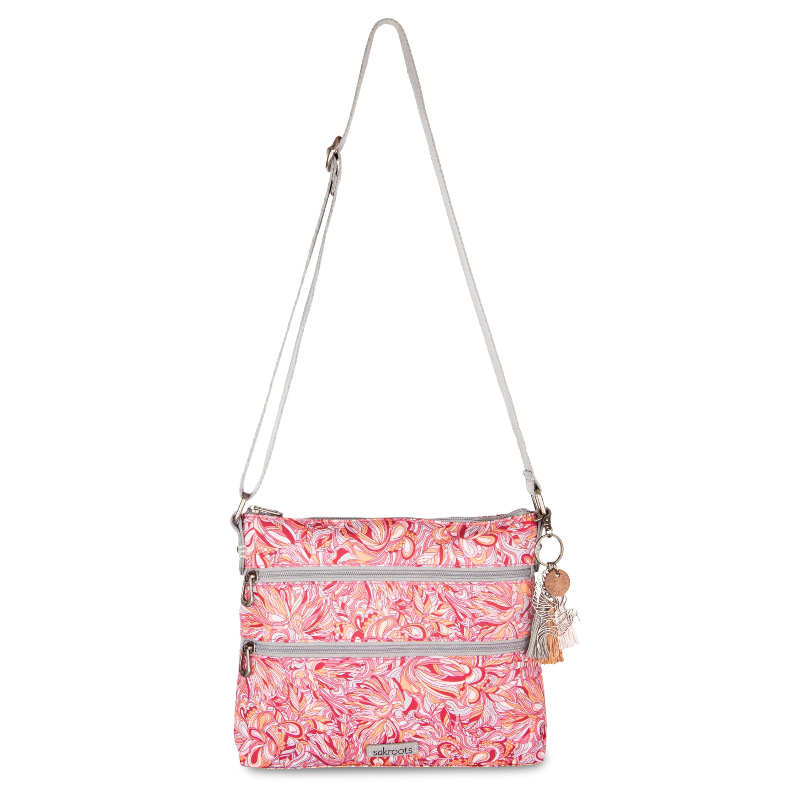 The Sak Basic Crossbody Purse - Cross Body Handbag For Everyday &amp; Travel - Zipper Closure &amp; Adjustable Strap