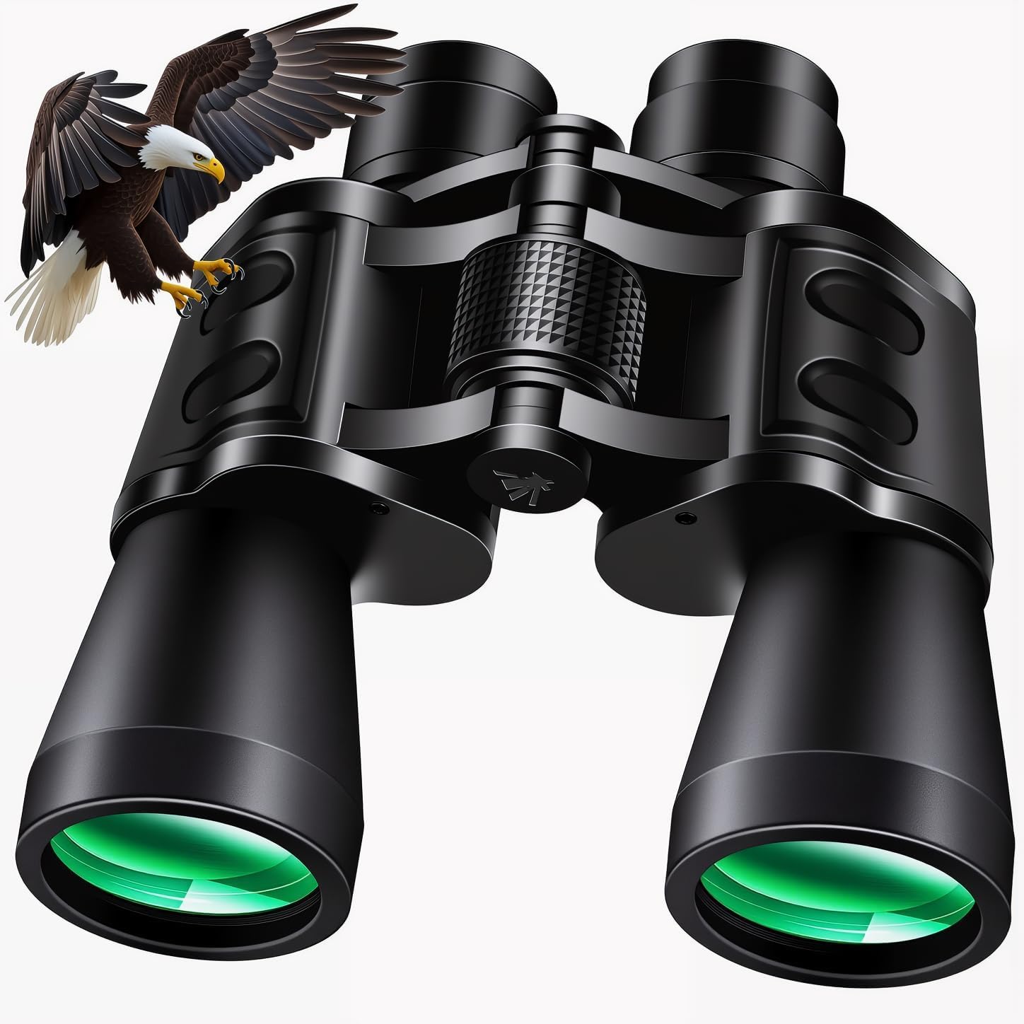 20X50 Binoculars for Adults High Powered with Low Light Vision，Compact Large View Waterproof Binoculars for Bird Watching Hunting Concert Traveling Theater Opera Sightseeing