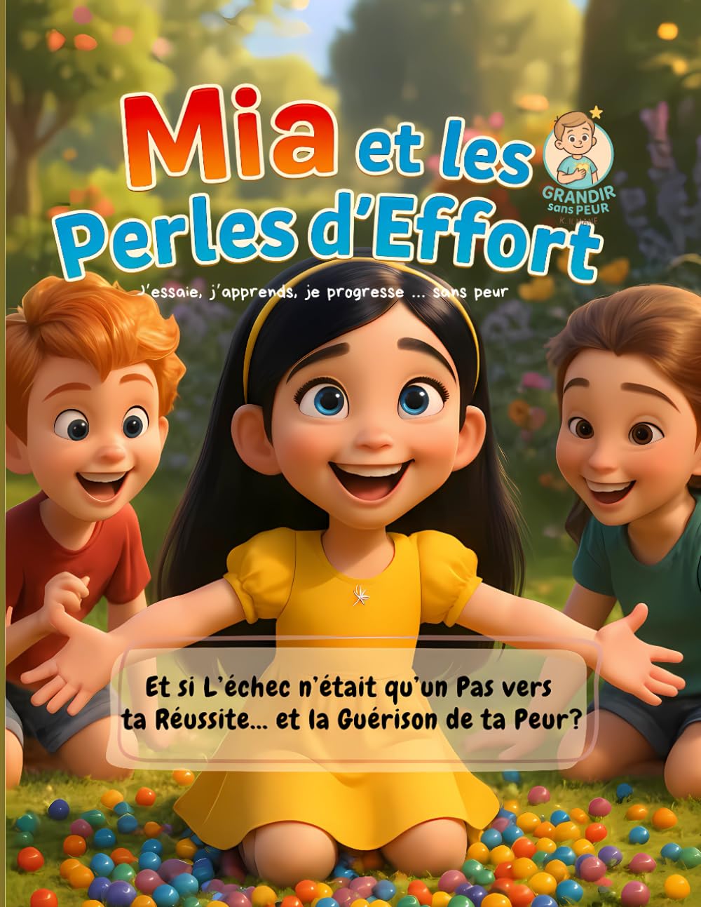 Mia et les Perles d’Effort: J’essaie, j’apprends, je progresse… sans peur: Et si l’échec n’était qu’un pas vers ta réussite et la guérison de ta peur? ... Diplôme de Réussite) (Grandir sans Peur)