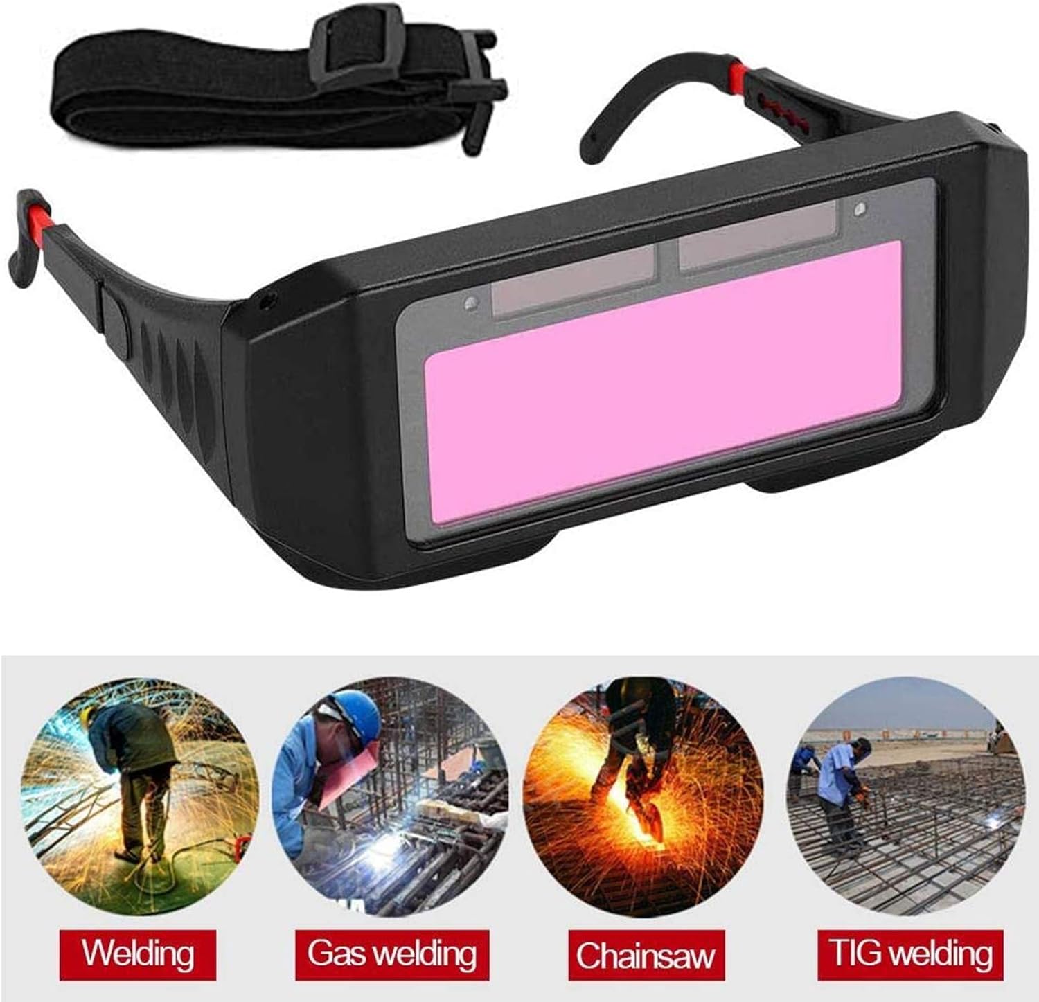 KMDJG Auto-Darkening Protective Welder Goggles