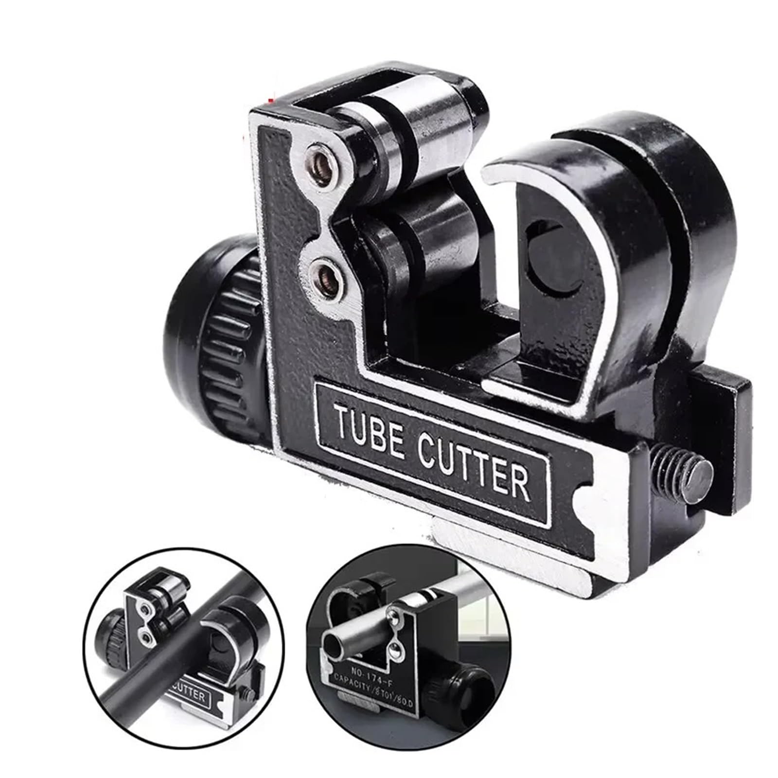 Herramienta para cortar tubos Mini cortador de metal 3-28 mm, herramienta corte acero y aluminio 1/8" a 1-1/8"