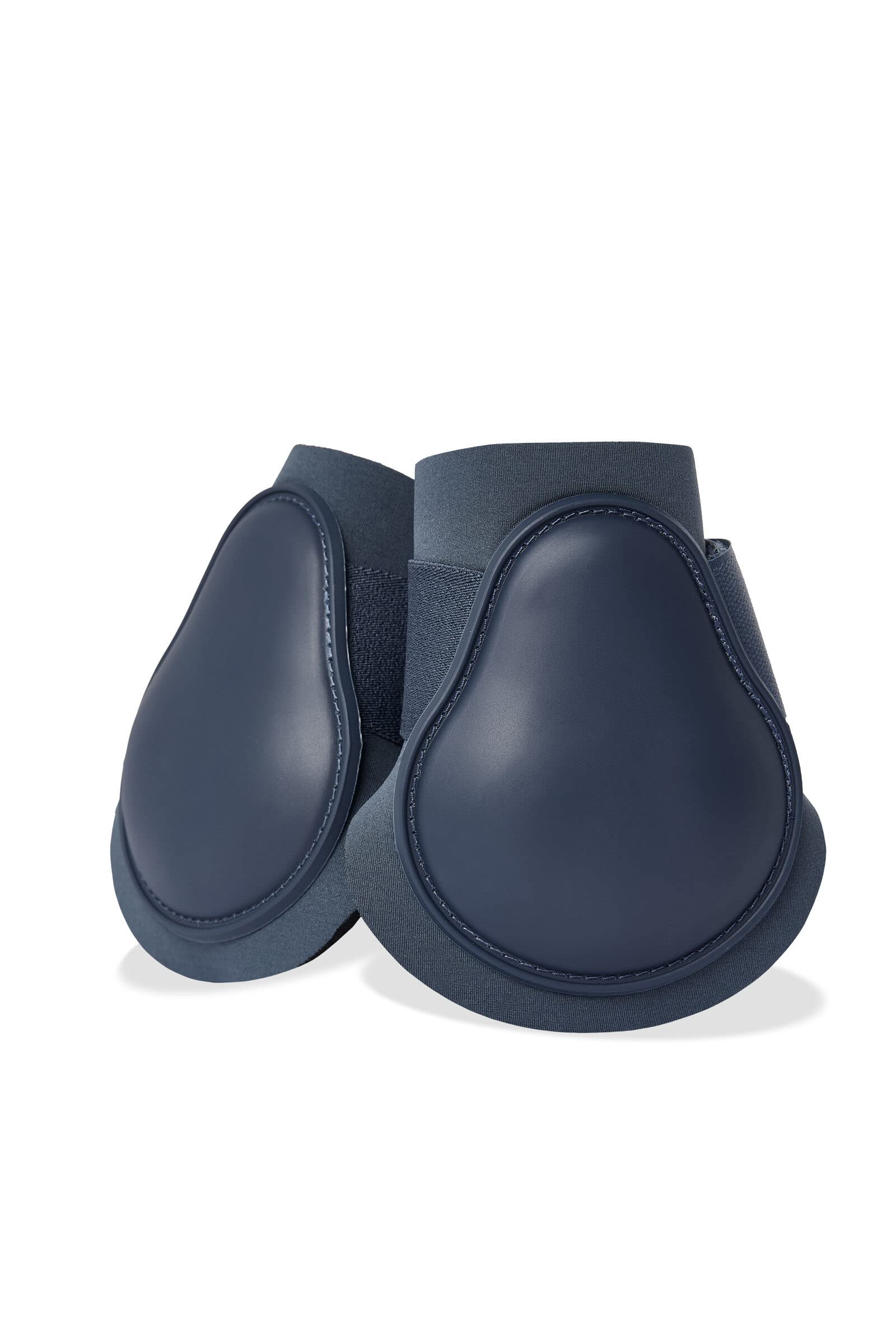 HORZE Chicago Protective Horse Fetlock Boots | Lightweight, Adjustable, Neoprene-Lined (Pair) - Obscure Night Dark Blue - Cob