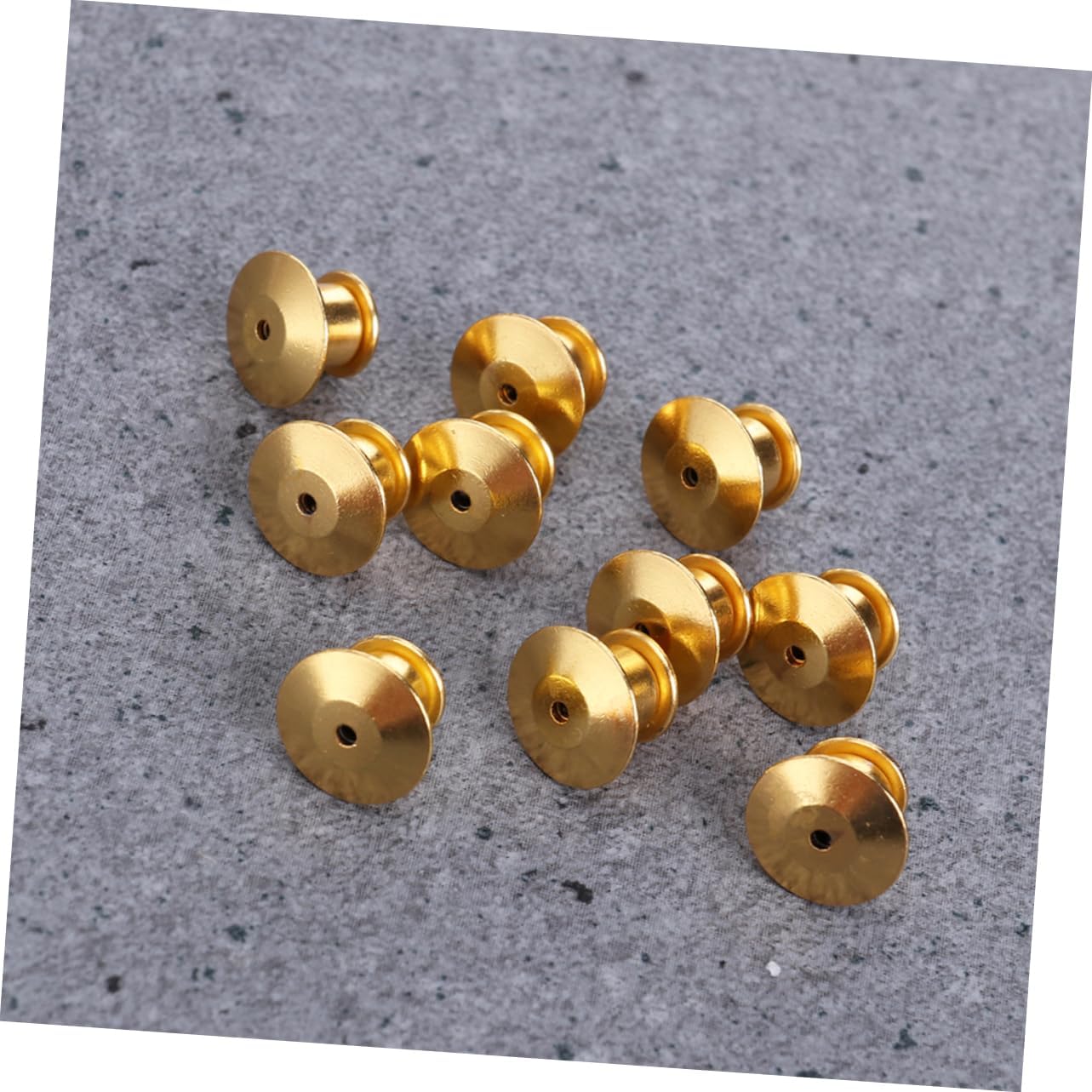 128pcs Professional Locking Pin Backs Keepers for Brooches Badges and Crafts Clasp for Lapel Tie Tacks and Jewelry Making