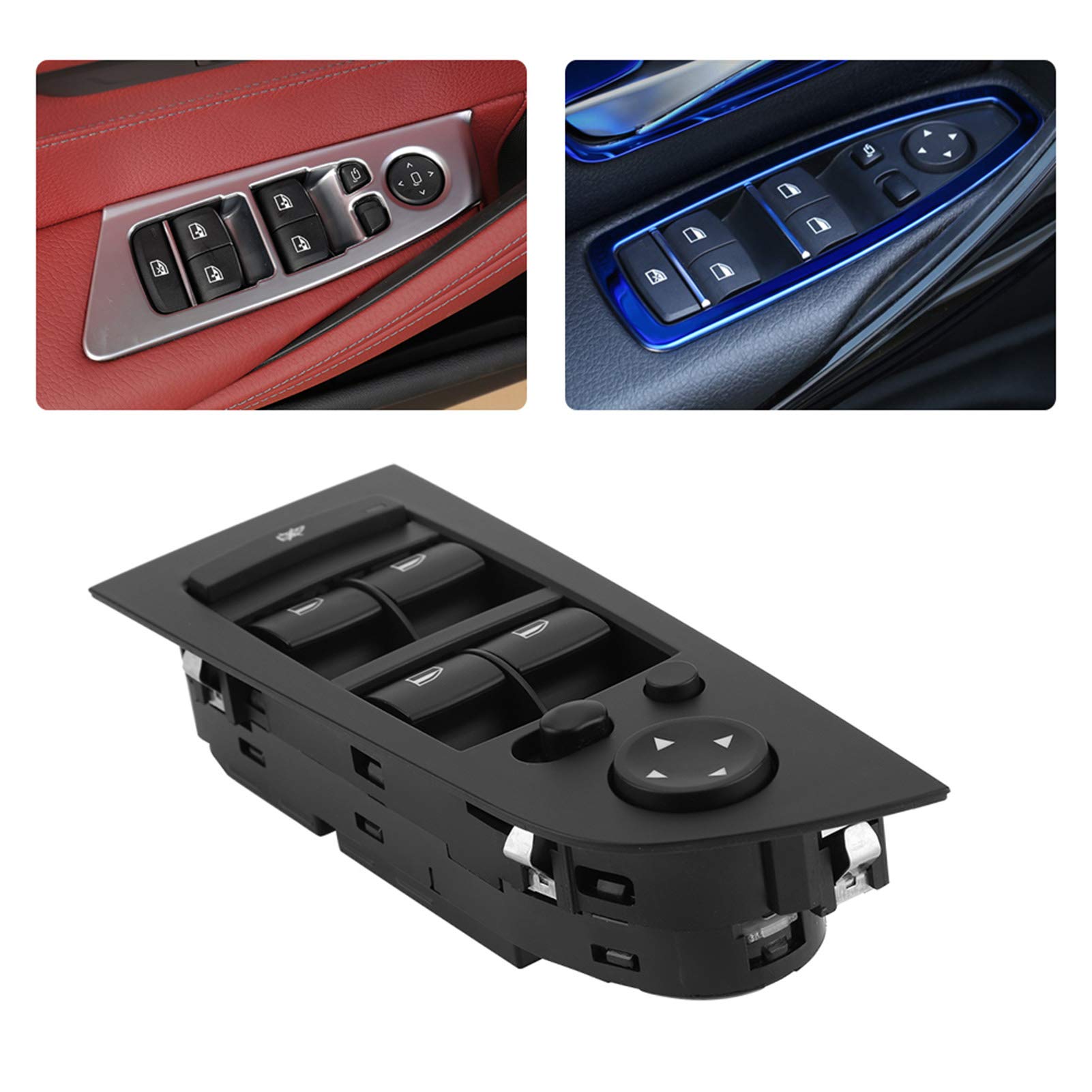 EBTOOLS pour Leve vitre e90 pour Bouton Leve vitre e90 Interrupteur de fenêtre Principale électrique pour E90 E91 318i 320i 61319217332 Interrupteur de Moteur de fenêtre