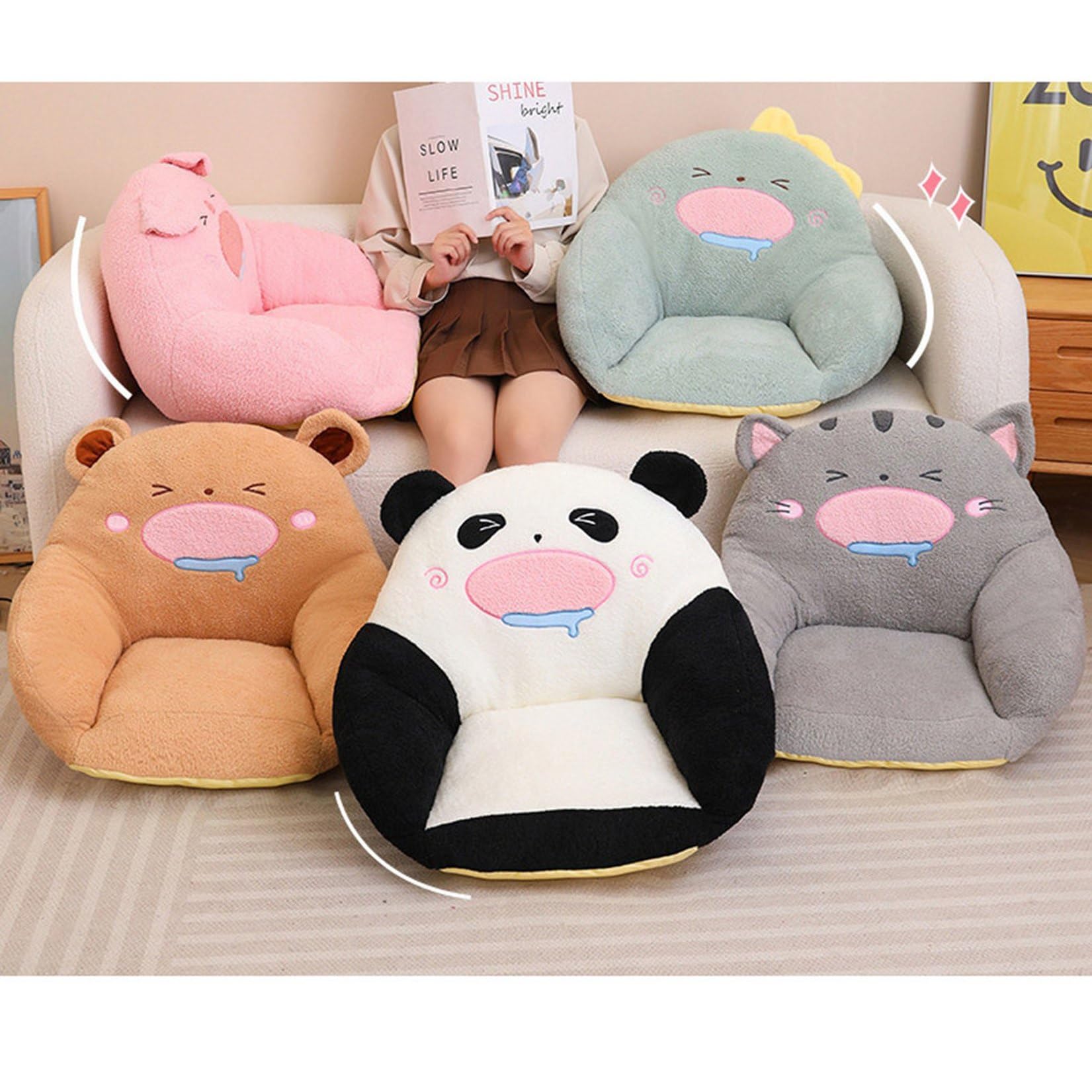 くまお クッション Amazon.co.jp: 座布団 座椅子 動物デザイン かわいい 熊 クッション