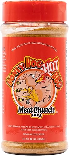 Meat Church Honey Hog Hot BBQ Rub de 13 onzas