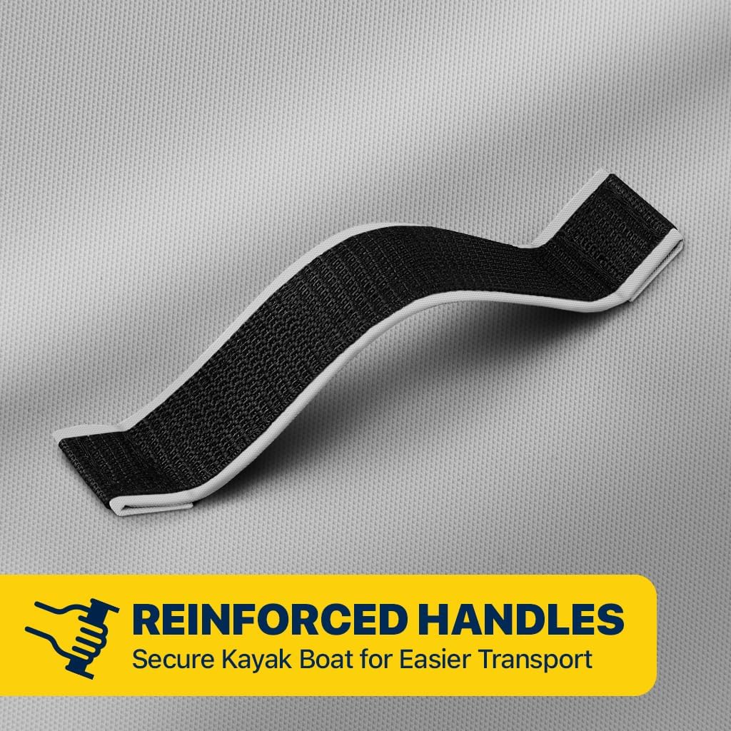 Seal Skin Covers Heavy-Duty Kayak Cover, Waterproof & Dustproof Outdoor Storage Cover for Kayak, Canoe, Paddle Board & SUP, Snug Fit for Kayaks up to 10' Long and 110" Girth