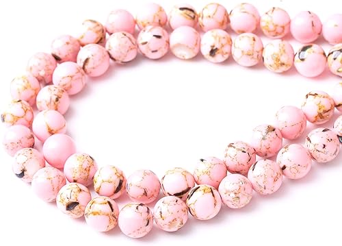 Miniatura 205 de Cuentas redondas sueltas de obsidiana negra de 0.236 pulgadas, cuentas de gemas naturales, cuentas de piedra energética de cristal para hacer joyas