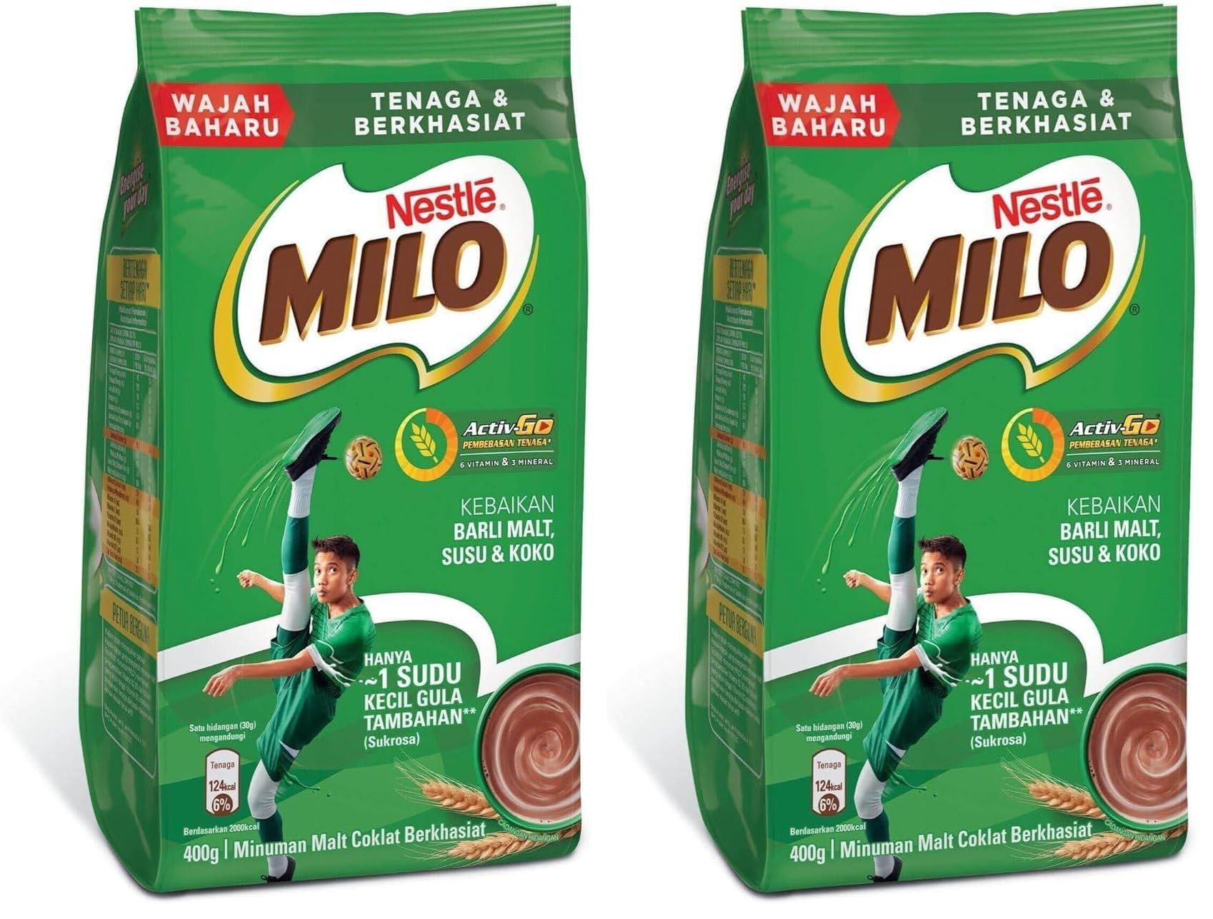 Milo Active Go, Chocolate Malt Beverage 400g (Pack of 2)-image-6