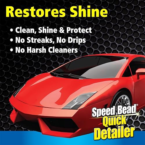 Miniatura 3 de Stoner Car Care 92354-4PK Speed Bead Spray Quick Detailer con cera de carnauba - Cera en aerosol sin rayas para detalles de automóviles - Alto