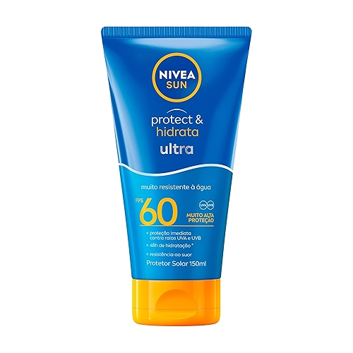 NIVEA SUN Protetor Solar Protect & Hidrata Ultra FPS 60 150ml, Muito Alta Proteção UVA/UVB...
